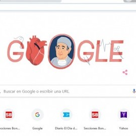 Del barrio "El Mondongo" al mundo: Google homenajea a René Favaloro a 96 años de su nacimiento