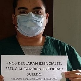 "Háganse cargo": la campaña que inició el Sindicato de Salud Pública en reclamo del pago de salarios