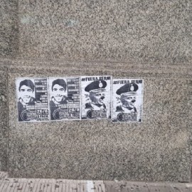 La Plata: con una fuerte pegatina de afiches, convocan a una marcha por Facundo  Astudillo Castro