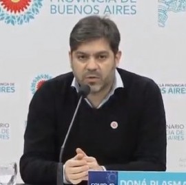 -EN VIVO- El Gobierno bonaerense brinda su informe semanal epidemiológico por el Coronavirus