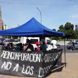 "Por una Navidad Sin Despidos": protesta frente al Palacio Municipal de La Plata y posible acuerdo