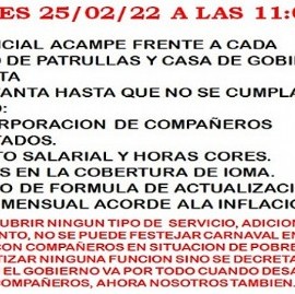 Policía bonaerense: nuevamente las redes se hacen eco de una convocatoria a un paro total