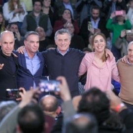 Las lágrimas formaron parte del cierre de campaña de Macri y Vidal en territorio bonaerense