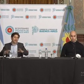 "Los datos han empeorado y eso nos preocupa", dijo Kicillof en relación a contagios de Coronavirus