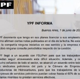 YPF: un sindicalista dijo que escuchó a Nielsen decir que iba a recortar puestos de trabajo
