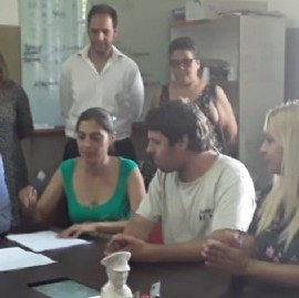 Berisso: se firmó el convenio en el marco del programa "Argentina Unida por Educación y Trabajo"