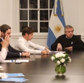 Sin margen para flexibilizar: la síntesis de la reunión Fernández, Kicillof y Rodríguez Larreta