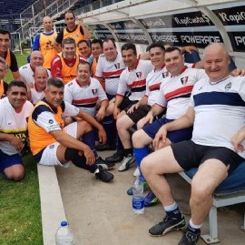 Policías de la Departamental La Plata disputaron la "Copa Camaradería" en la cancha de Gimnasia