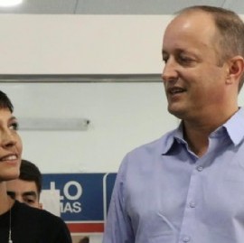 La precandidata a intendente de Quilmes, Mayra Mendoza, invitada especial de Insaurralde en Lomas