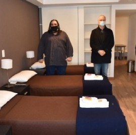 El SUTEBA aportó en La Plata un nuevo Centro de Atención Intermedia para pacientes de Coronavirus