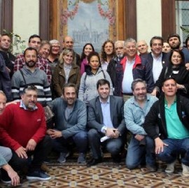 El Arzobispo de La Plata recibió a la multisectorial del "Diálogo por el trabajo y la vida digna"