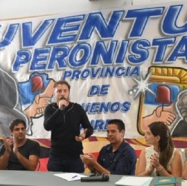 La Juventud Peronista de la provincia de Buenos Aires homenajeó a Néstor Kirchner en San Bernardo