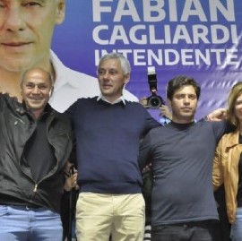 Kicillof estuvo en Berisso: "Fabián Cagliardi será el intendente que va poner en alto a esta ciudad"