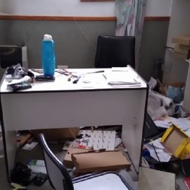 Berisso: una Escuela Técnica, ubicada a pocos metros de una comisaría, fue violentada y destrozada
