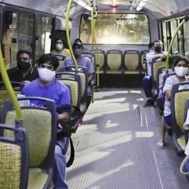 Aumento de casos de COVID-19: autoridades nacionales aconsejaron el uso de barbijo en el transporte