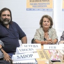 Sigue todo mal entre el Gobierno de Vidal y los docentes que, indignados, anunciaron paros