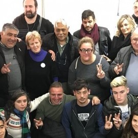 Rosa Bru, madre del estudiante desaparecido Miguel Bru, fue homenajeada por el peronismo de La Plata