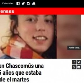 Equivocación de este portal: No correspondía decir "Apareció Muerta", sino "Asesinaron a Navila"