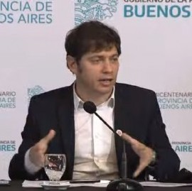 EN VIVO: el gobernador bonaerense, Axel Kicillof anuncia la ayuda a clínicas privadas y sanatorios