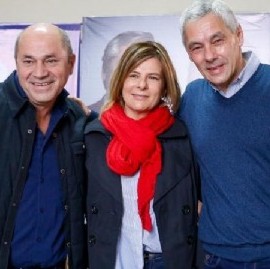 Fabián Cagliardi y Mario Secco recibieron un fuerte respaldo de Axel Kicillof
