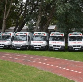 Con duras críticas a la gestión Vidal, el Gobierno bonaerense presentó 24 ambulancias recuperadas