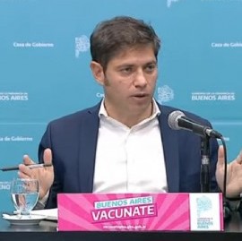 Kicillof convocó a la presencialidad a las y los agentes estatales vacunados contra el Coronavirus