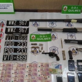 Detuvieron a cinco piratas del asfalto del sur del Conurbano que además robaban y  desguazaban autos