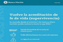 Tras el anuncio de aumentos a jubilados y pensionados, vuelve en marzo el trámite de "fe de vida"