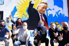 Máximo Kirchner estuvo en Lomas de Zamora para participar de un acto en homenaje a su padre