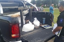 Llevaban más de 16 kilos de cocaína en una Amarok robada: fueron interceptados y los detuvieron