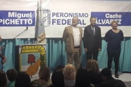 Miguel Pichetto, de campaña en Avellaneda: "Representamos el orden y la seguridad de los argentinos"