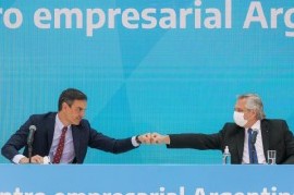 -Visita a la Argentina del presidente español- Fernández y Sánchez se reunieron con empresarios