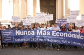 24 de Marzo de 1976: Empresarios pidieron un "Nunca Más Económico" frente al Banco Central