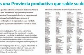 Los 135 municipios bonaerenses respaldaron la negociación de la deuda que lleva adelante Kicillof