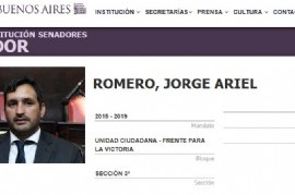 Al senador Jorge Romero le dicen EL LOCO y no lo es: no renunció, no va a las sesiones y cobra igual