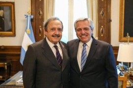El presidente Alberto Fernández recibió al futuro embajador en España, Ricardo Alfonsín