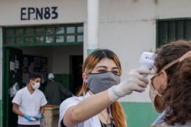La Plata: equipo socio sanitario del Movimiento Justicia y Libertad hizo desinfección en Los Hornos