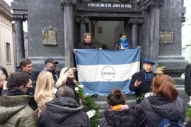Cementerio de La Plata: acto para recordar a los mártires del levantamiento del 9 de junio de 1956