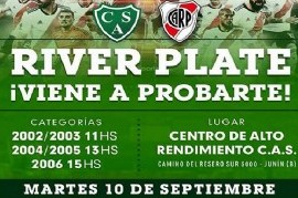 Junín, Sarmiento y River Plate: una prueba de jugadores divide a la sociedad, que teme un despojo