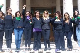 Trabajadoras de la Justicia, en el Día de la Mujer, reclamaron mejores condiciones laborales