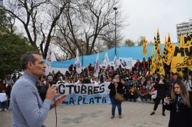 La Plata: en el Día de la Bandera el sector de Guillermo Escudero movilizó fuerte de cara a las PASO