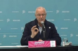 -EN VIVO- El Jefe de Gabinete Bianco y el ministro Gollán informan la situación epidemiológica