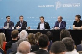 Precios Justos: Sergio Massa estuvo en La Plata para coordinar acciones con el Gobierno de Kicillof