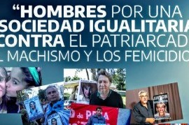 La Plata: lanzarán la novedosa campaña "Hombres contra el patriarcado, el machismo y los femicidios"