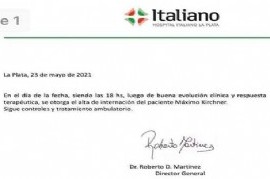 Tras ser dado de alta, Máximo Kirchner agradeció los mensajes de aliento recibidos