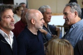 Aníbal Fernández habló de "sangre y muertos" si gana la oposición y Rodríguez Larreta habló de "paz"