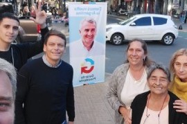 La UCR de La Plata comenzó con la campaña electoral que impulsa a Gerardo Morales a la presidencia