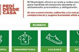 Esteban Echeverría: desde la web oficial del municipio se pueden realizar compras en varios rubros