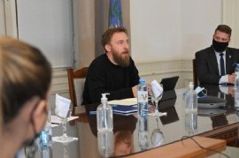 El presidente de la Cámara de Diputados bonaerense recibió a jóvenes empresarios industriales