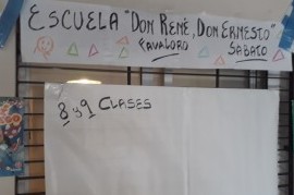 En medio del paro docente, en La Plata abrieron una "escuela" para que los chicos no pierdan clases